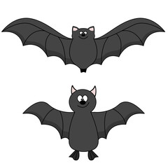 Cute Halloween bats. Vector illustration. Decoration.