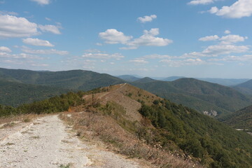 view of the mountains of Gelendzhik