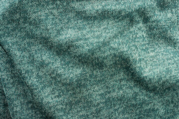 Fototapeta na wymiar green wool fabric for background