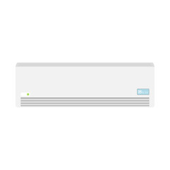 Air conditioner vector. Air conditioner on white background.