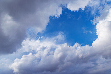 Amazing cloudscape on the sky at day time.