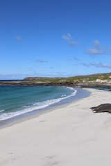 Obraz premium beach and sea, barra, hebrides, scotland