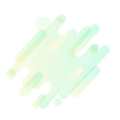 幾何学・ジオメトリックのタイトルベクター素材