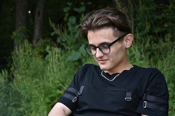 
raw photo of young man