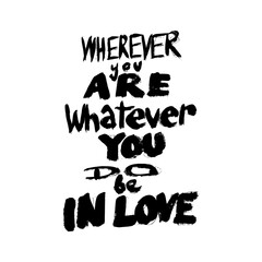 Vector calligraphy. Hand drawn lettering poster. Vintage typography card.