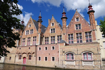 Obraz premium Façades de Bruges