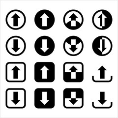 Upload Download Icon, Data Streaming, Storage, Transfer