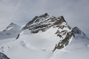 Beautiful landscape in Winter at Jungfrau, Switzerland, Europe