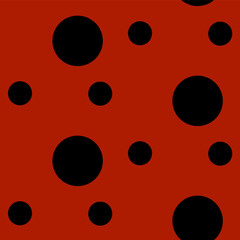 Jumbo and Small Polka Dots vector pattern