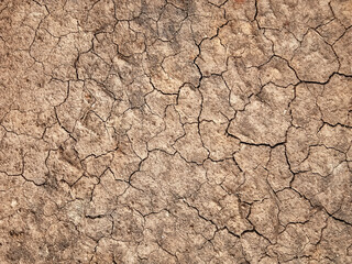 The ground has cracks in the top view for the background