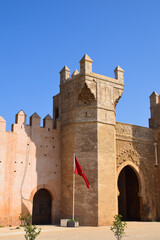 Ancient necropolis of Chellah entrance in rabat, morocco