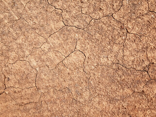 The ground has cracks in the top view for the background