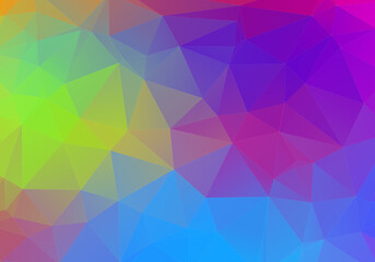 Abstract colorful triangle background. 3D render triangles modern for background wallpaper and Business template.