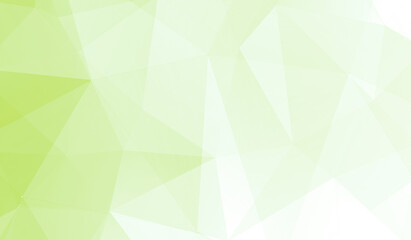 Green white gradient abstract triangle background. 3d triangles. modern wallpaper.