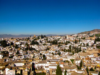 Fototapeta na wymiar Nice view of the city of Granada 