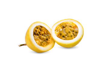 passion fruit isolated on white background