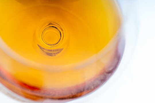 Glass Of Brandy From Above