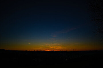 Sunset in the Horizon