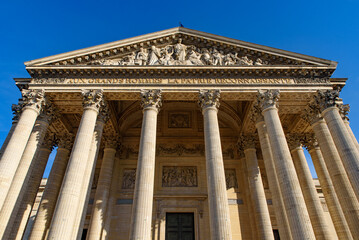 Pantheon, a monument in the Latin Quarter in Paris, France