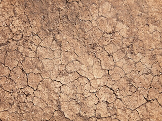 The ground has cracks in the top view for the background