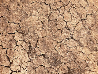 The ground has cracks in the top view for the background