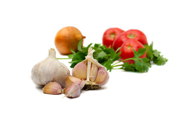 Сбор свежих овощей