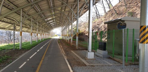 Fototapeta premium korea bike path