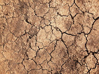 The ground has cracks in the top view for the background