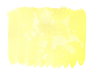 Abstract hand drawn Watercolor background of yellow Neon