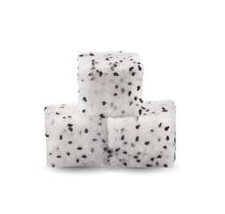 Dragon fruit isolated on white background