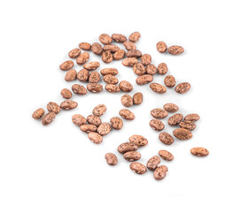 pinto beans isolated on white background