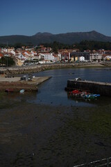 Fototapeta na wymiar Palmeira, coastal village of Galicia,Spain. 