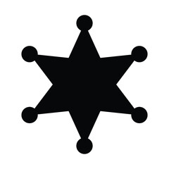 star black color of the flat simple icon. Web apps security Kit illustration vector of the mobile application. The modern style of design. Line single minimalistic sign