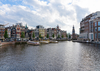 Fototapeta premium Amsterdam Niederlande Holland Holländisch Gouda Wasser