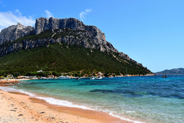 Fototapeta premium Wonderful view of Tavolara island, Sardinia, Italy