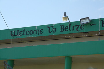 Obraz premium welcome to belize