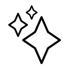 star black color of the flat simple icon. Web apps security Kit illustration vector of the mobile application. The modern style of design. Line single minimalistic sign