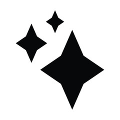star black color of the flat simple icon. Web apps security Kit illustration vector of the mobile application. The modern style of design. Line single minimalistic sign