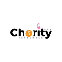 Logo Design for celebrating International Day Of Charity, September 5th