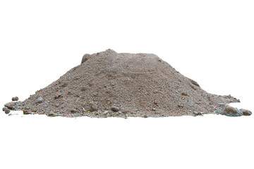 Background and textured for construction of a pile of gravel. with clipping path.