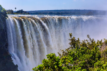 Grand and deep Victoria Falls