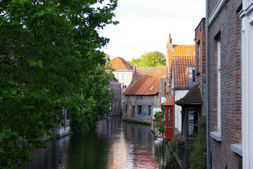 Obraz premium Aperçu de la ville de Bruges