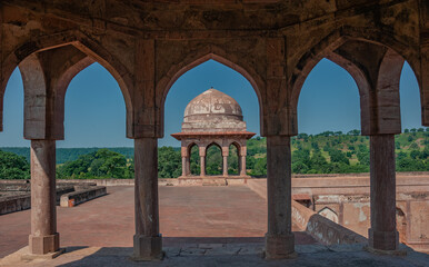 Baz Bahadur's Palace in Mandu, Madhya Pradesh, India