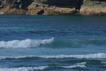 Surf in Pantin, beautiful beach of Galicia,Spain