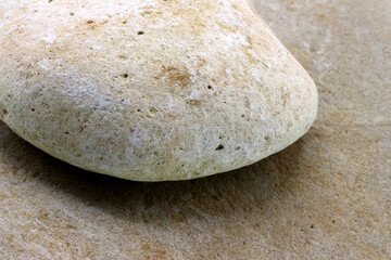 close-up of a rock detail 