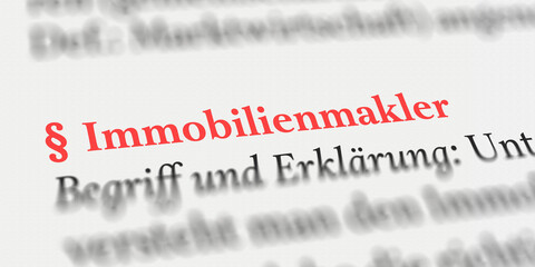 Immobilienmakler rechtlich erklärt
