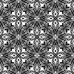 Ornamental mandala design abstract background. Seamless pattern