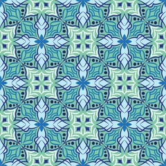 Ornamental mandala design abstract background. Seamless pattern