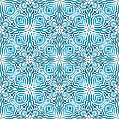 Ornamental mandala design abstract background. Seamless pattern