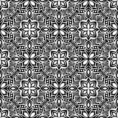 Ornamental mandala design abstract background. Seamless pattern